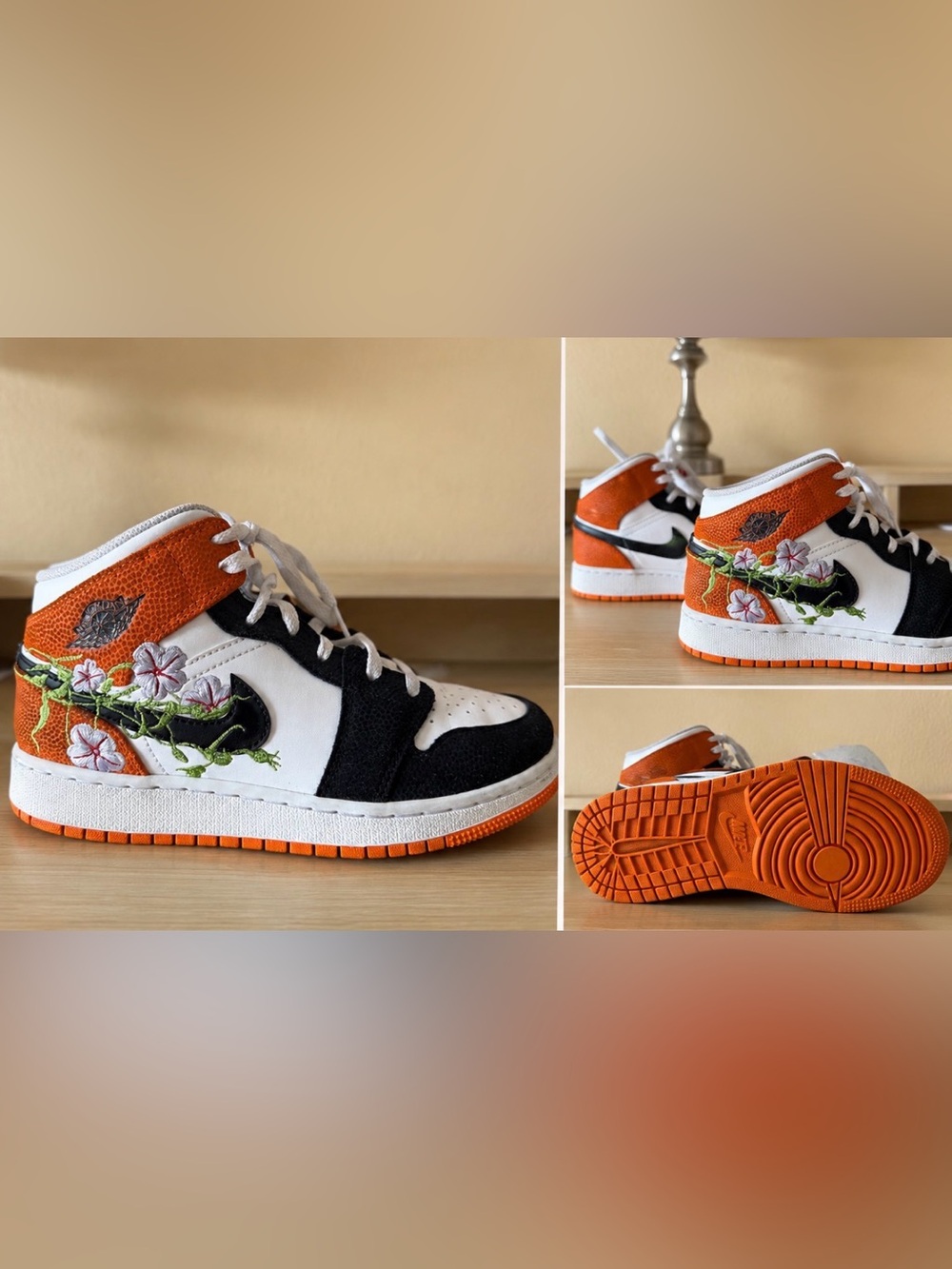Nike Air Jordan 1 Mid “Floral” W7.5
